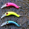 thumbnail image 3 of 2PC Fishing Lures Jigs 1.5g Small Minnow Lure Micro Bait Mini Bow Single Hook Lure Fake Bait Rock Craw Micro Casting Type, 3 of 7
