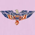 thumbnail image 3 of CafePress - Retro Eagle And USA Flag - Women's Nightshirt, 3 of 4