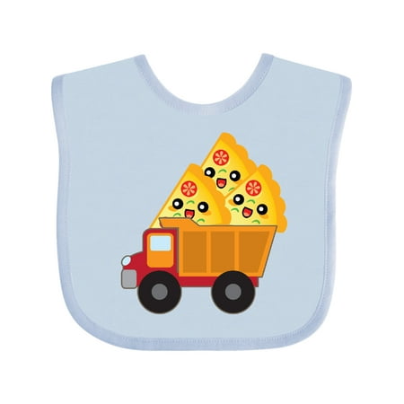 

Inktastic Pizza Lover Food Truck Funny Gift Baby Boy or Baby Girl Bib