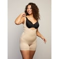 thumbnail image 4 of Cupid Women's Extra Firm Control Tummy Tuck Open-Bust Boy Short Bodysuit Shapewear, 4 of 10
