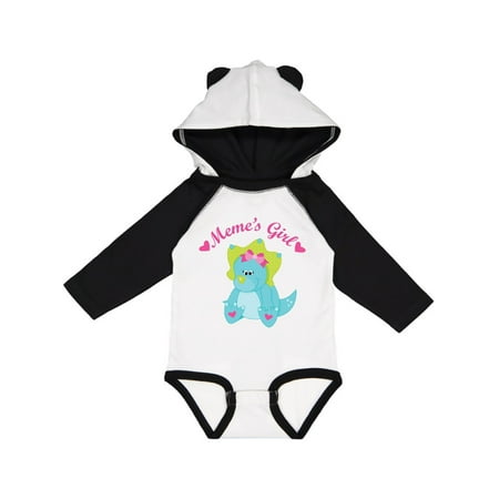 

Inktastic Meme s Girl dinosaur Gift Baby Girl Long Sleeve Bodysuit