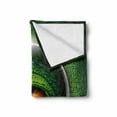 thumbnail image 2 of Eye Soft Flannel Fleece Blanket, Vibrant Realistic Eye of Reptile Animal Natural Wildlife Scales Crocodile Look, Cozy Plush for Indoor and Outdoor Use, 50" x 70", Green Orange Grey, by Ambesonne, 2 of 6