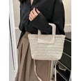 thumbnail image 2 of Kukuzhu Straw Beach Bag for Women Large Tote Bag Purses Summer Woven Crossbody Shoulder Bag Straw Top-handle Handbag, 2 of 7
