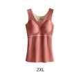 thumbnail image 2 of Jumpingount Ropa interior térmica de invierno para mujer, Top de alta elasticidad para mantener el calor, chaleco básico adelgazante informal, accesorio de Camisetas sin mangas Rosa oscuro 2XL Jumpingount  AP013374-23, 2 of 6