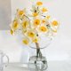 thumbnail image 4 of Set de ramo de flores de seda artificial de 6 piezas – flores falsas blancas y amarillas para centros de mesa de boda, decoración del hogar, accesorios fotográficos, arreglos interiores y exteriores, 4 of 6
