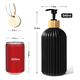 thumbnail image 2 of Dispensador Jabon Líquido 540 Ml Jabonera Bano Con Etiqueta Xtellar Negro, 2 of 3