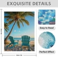 thumbnail image 3 of Diamond Art Kit for Adults, Palm Beach Blue Chairs Ocean Sunset Diamond Painting for Adults Beginners, DIY Diamond Art Painting Kits, 5D Diamond Painting Crafts for Home Decor 12x16 Frameless, 3 of 7