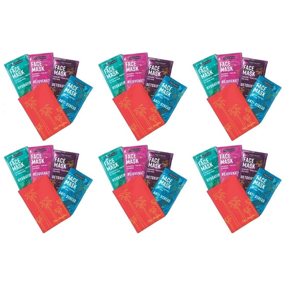 Freeman Face Mask Set-Variety Pack Facial Mask Gift Set   Passport 6 Sets