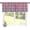 4th of July Plaid, variant on Leopard Print Kitchen Window Valance Wild Animal Black Brown Cheetah Spot Rod Pocket Valance for Windows Vintage Rustic Window Treatment for Living Room Bedroom Holiday Decor 54x18 Inch