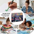 thumbnail image 5 of Brush Markers Pens 96 Colors Both Ends Are Pens 48 Pack Metallic Markers For Cards DIY Doodle Writing Adults Coloring Books Art Scrapbooking（2.5ml） Office Craft Stationery, 5 of 7
