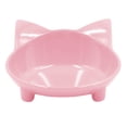 thumbnail image 1 of Cuenco para Mascotas Zulema con forma de oreja de gato Rosado, 1 of 8