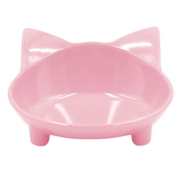 Cuenco para Mascotas Zulema con forma de oreja de gato Rosado