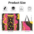 thumbnail image 2 of Color Wave Point Geometry Waterproof Picnic Blanket with Foldable Zipper, Suitable for Outdoor Use, Suitable for Travel, Camping, Beaches, Parks, Grasslands, Picnic Blanket Accessories, 2 of 7