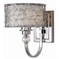 thumbnail image 1 of Uttermost Brandon 1 Light Nickel Plated Metal Wall Sconce, 1 of 2