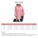 thumbnail image 1 of Blusa Con Cuello En V, Blusa Informal De Manga Farol De Gasa De Color Puro Para Mujer Cómoda Para Mujer Para Oficina Para Vacaciones EOTVIA Rosa S, 1 of 5
