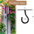 thumbnail image 2 of de Techo para Colgar Plantas, Colgador para Macetas de Interior y Exterior, Gancho de Pared para Maceteros 6 Piezas, 2 of 5