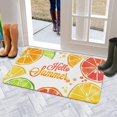 thumbnail image 5 of Orange Fruits Hello Summer Doormats,No Slip Durable Welcome Mat Decorations Floor Door Mats for Indoor Outdoor Kitchen, 5 of 6