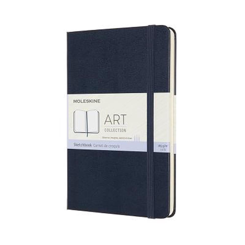 Moleskine Art Sketchbook, Medium, Sapphire Blue (4.5 X 7) Hardcover