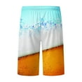 thumbnail image 3 of Aayomet Swim Trunks Men Novelty Beach Shorts Breathable Tether Print Board Shorts (Orange, XL), 3 of 5