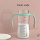thumbnail image 4 of Biberón de alimentación para bebé sin BPA, botella a prueba de fugas, calibre ancho, pico de pato, agua, leche, taza de doble uso, alimentador para bebé con pajita de silicona, 4 of 4