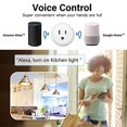 thumbnail image 4 of Smart mini Bluetooth WiFi smart socket 10A Doodle mobile phone APP control voice control 53*53*50mm, 4 of 5