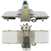 INTBUYING Commercial Dough Sheeter Electric Reversible Pastry Machine 400mm