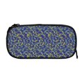 thumbnail image 5 of Uemuo Uncaria Flower Printed Pencil Pen Case, Portable Pencil Pouch with Zipper, Compact Stationery Bag Makeup Bag, Pencil Bag for Home Office, 5 of 9