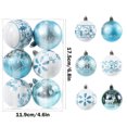 thumbnail image 3 of Juego de 6 bolas de Navidad Fiudx para adornos navideños, 3 of 6