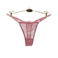 thumbnail image 5 of 6Pack Women Sexy Floral Y-Back G-String Panties Underwear Low Rise T-Back Underpants, 5 of 7