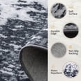 thumbnail image 5 of KoshiMe Area Rug 6'x9', Washable Non-Slip Modern Neutral Abstract Rugs for Living Room, Soft Stain Resistant Low Pile Carpet for Dining Room Office, Black, 5 of 9