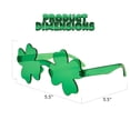 thumbnail image 4 of Gafas de sol ArtCreativity Día de San Patricio Shamrock x24 Green, 4 of 8