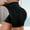 Black, variant on Women's Single/4-piece Sports Shorts, Fitness Motorcycle Yoga Seamless High Waisted And Hip Lifting Shorts