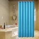thumbnail image 4 of Cortina de ducha impermeable para el hogar, cortina de baño de tela con ganchos, accesorio de baño, azul, 180x180cm, 4 of 8