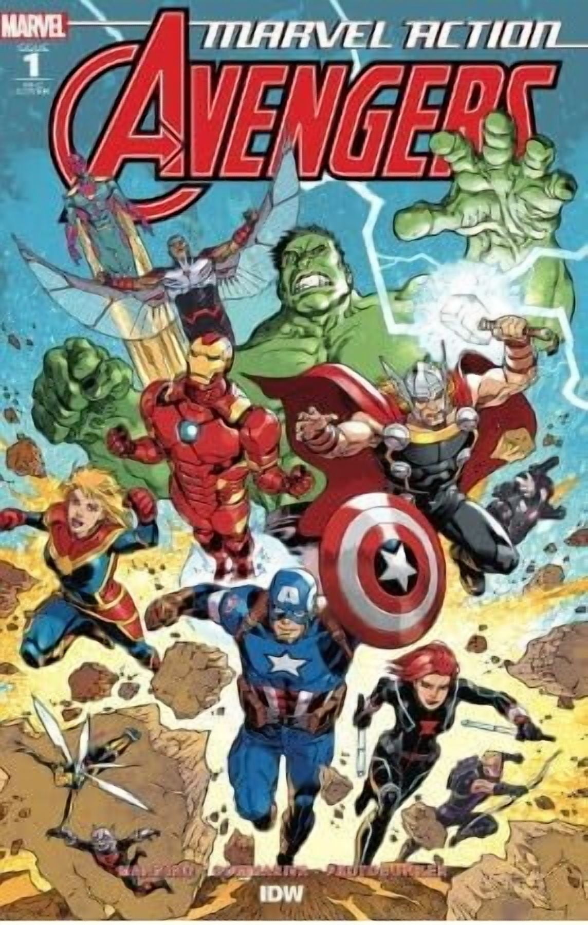 Marvel Avengers Comic Book Value Set - 10 Different Avengers ONLY Issues- Kid/Adult Friendly w No Inappropriate Fillers- Birthday Holiday Gift for Any Captain America, Thor, Iron Man or Superhero Fan