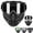 Gray, variant on Detachable Full Face Goggle Mask with Anti-Fog High for Riding and Cutting,UV-Resistant, Dustproof, HD Anti-Fog Lenses,Personal Equipment