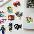 thumbnail image 5 of 50 Pieces Minercrafter Stickers Decals Set for Kids Adults, Waterproof Pixel Miner Crafting Gaming Stickers for Kid Game Reward,Water Bottles, Laptop Decor,Video Game(set B), 5 of 5