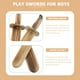 thumbnail image 3 of 2 espadas de madera de superficie lisa, ideales para niños. Juguetes de exterior., 3 of 8