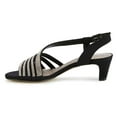 thumbnail image 4 of Ros Hommerson Lettie Ii Women Strap Sandal In Black Micro, 4 of 7