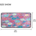 thumbnail image 3 of Dreamtimes 39x20 Inch Area Rug Floral Daisy Pattern Door Mat Washable Non-Slip Throw Floor Carpet Comfort Standing Mat for Kitchen, Floor, Office, Sink, Laundry, 3 of 6