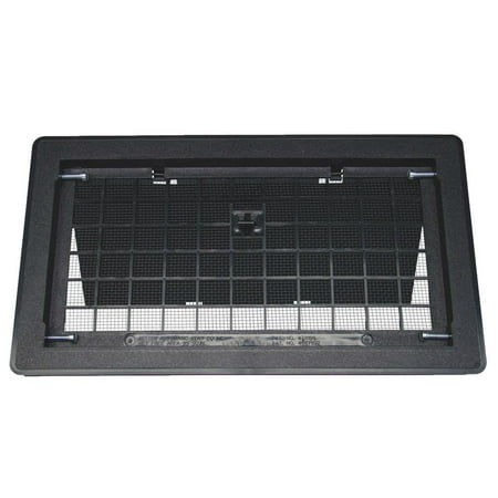 Auto Foundation Vent - bestvents 500bl manual foundation vent with damper, black oxide