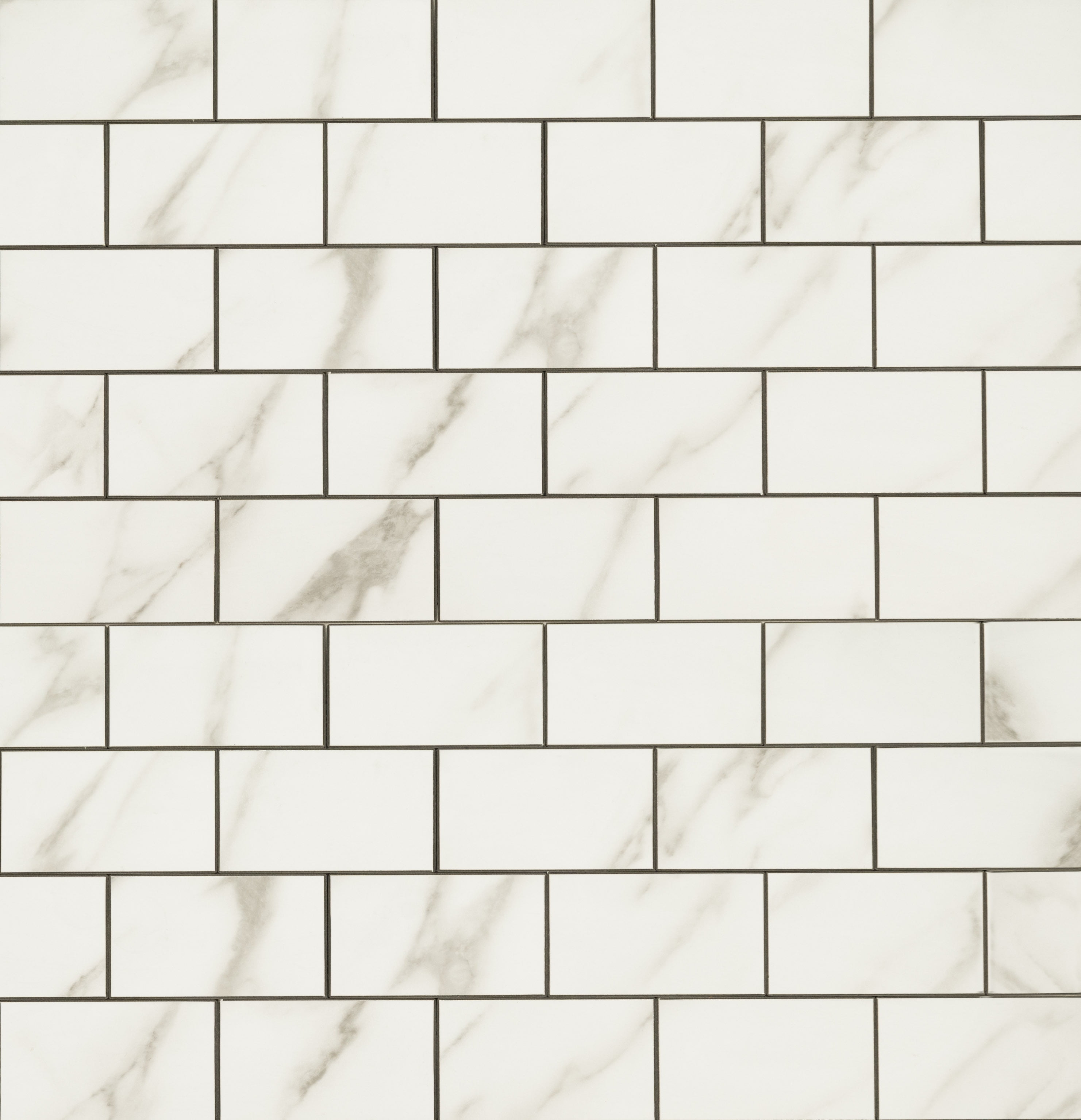 (10 pack) Aldhurst Marbled Carrara Adhesive Backed 9.84 in. x 10.37 in. PVC Mosaic Tile
