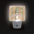 thumbnail image 3 of Gnome with Rabbit Ears Easter Eggs LED Night Light Sensor Lamp Plug-in Adjustable Brightness 2 Pack, 3 of 7