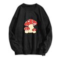 thumbnail image 2 of Hoodies For Teens Boys Womens Cute Frog Sweatshirt Kawaii Mushroom Hoodie For Teen Girls Clothes Graphic Design Pullover Sweatshirts Boys Hoodies Size 10 12 14-16 Christmas Black, 2 of 7