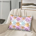 thumbnail image 6 of KLL Donuts and Coffee Pattern Silk Pillowcase for Hair and Skin Standard Size 20"X 30" Soft Breathable Pillow Covers for Sleeping, 6 of 7