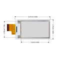 thumbnail image 3 of Módulo De Pantalla De Visualización De Tinta Electrónica Placa de visualización de tinta electrónica de 2,36 pulgadas Comunicación SPI para Arduino STM32 (e-Paper G), 3 of 6