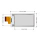 thumbnail image 3 of Módulo De Pantalla De Visualización De Tinta Electrónica Placa de visualización de tinta electrónica de 2,36 pulgadas Comunicación SPI para Arduino STM32 (e-Paper G), 3 of 6