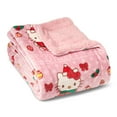 thumbnail image 4 of Hello Kitty Merry Kitty Silk Touch Throw Blanket with Sherpa Reverse 50 x 60 inches, 4 of 6