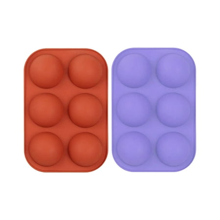 

Medium Semi Sphere Silicone Mold Baking Mold for Making Chocolate Cake Jelly