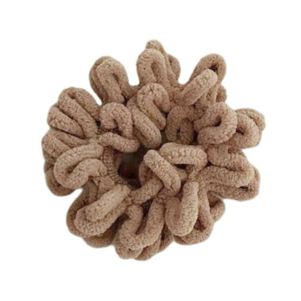 CAIROYAR Bandas elásticas para el cabello de felpa suave Flods, accesorio elegante para sujetar el cabello