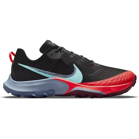 Nike Men's Air Zoom Terra Kiger 7 Running Shoes, Black/Turquoise, 12.5 D(M) US